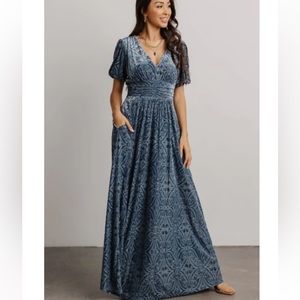 Baltic Born Blue Velvet Maxi